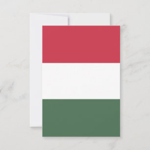 Cartão De Agradecimento Bandeira da Hungria