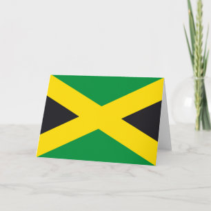 Cartão De Agradecimento bandeira da Jamaica