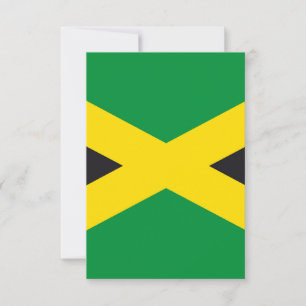 Cartão De Agradecimento bandeira da Jamaica