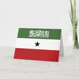 Cartão De Agradecimento Bandeira da Somalilândia
