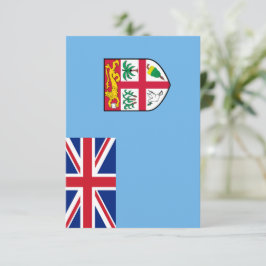 Cartão De Agradecimento Bandeira das Fiji