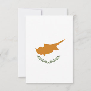 Cartão De Agradecimento Bandeira de Chipre