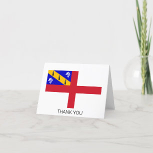 Cartão De Agradecimento Bandeira de Herm