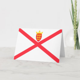 Cartão De Agradecimento Bandeira de Jersey