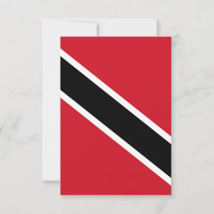 Cartão De Agradecimento Bandeira de Trinidad e Tobago