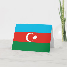 Cartão De Agradecimento Bandeira do Azerbaijão