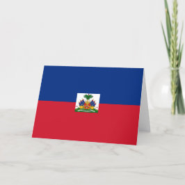 Cartão De Agradecimento Bandeira do Haiti