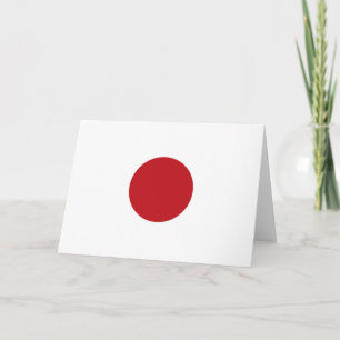 Cartão De Agradecimento Bandeira do Japão