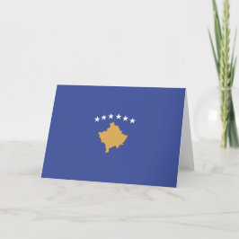 Cartão De Agradecimento Bandeira do Kosovo