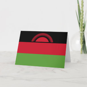 Cartão De Agradecimento Bandeira do Malawi