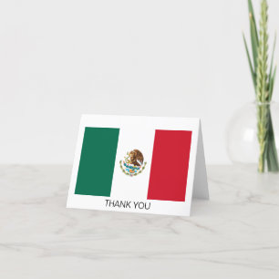 Cartão De Agradecimento Bandeira do México