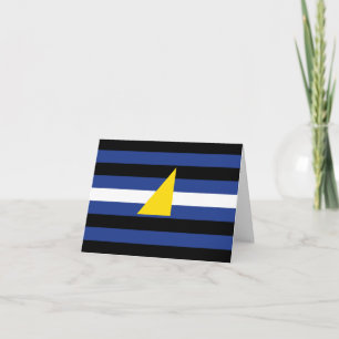 Cartão De Agradecimento Bandeira do Orgulho de Aquecimento