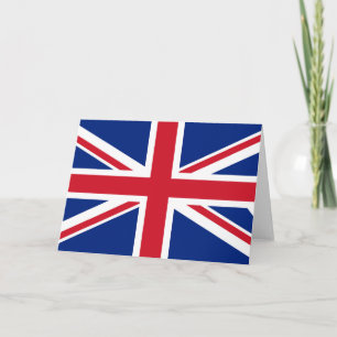 Cartão De Agradecimento Bandeira do Reino Unido