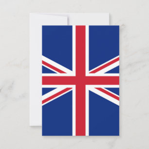 Cartão De Agradecimento Bandeira do Reino Unido