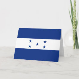 Cartão De Agradecimento bandeira Honduras