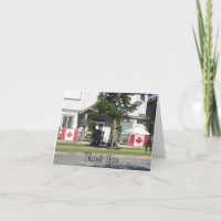 Bandeiras Canadianas - Obrigado