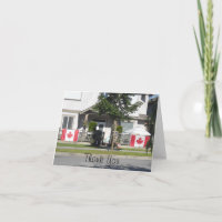 Bandeiras Canadianas - Obrigado