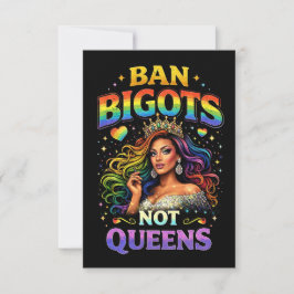 Cartão De Agradecimento Banned Bigots