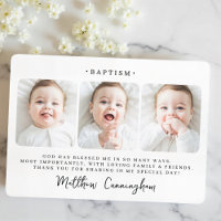 Baptism Modern Simple Chic Photo