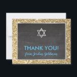 Cartão De Agradecimento BAR MODERNO MITZVAH obrigado sua cinza dourada<br><div class="desc">pelo kat massard >> kat@simplysweetPAPERIE.com << Uma maneira simples e na moda de dizer obrigado para o seu convidado para assistir ao BAR do seu filho MITZVAH Setup como modelo é simples você adicionar seus próprios detalhes ou clicar no botão personalizar e você pode adicionar ou alterar texto, fontes, tamanhos...</div>