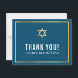 Cartão De Agradecimento BAR MODERNO MITZVAH simples obrigado seu marinho d<br><div class="desc">pelo kat massard >> kat@simplysweetPAPERIE.com << Uma maneira simples e na moda de dizer obrigado para o seu convidado para assistir ao BAR do seu filho MITZVAH Setup como modelo é simples você adicionar seus próprios detalhes ou clicar no botão personalizar e você pode adicionar ou alterar texto, fontes, tamanhos...</div>