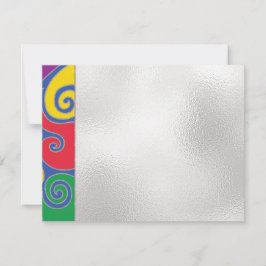 Cartão De Agradecimento Bar ou Bat Mitzvah Obrigado Elegantes Nadarias