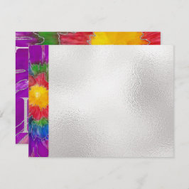 Cartão De Agradecimento Bar ou Bat Mitzvah Obrigado Florais Inclusos Elega