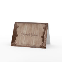 Cartão de Agradecimento Barn Wood Bears Country