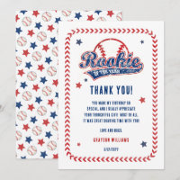 Baseball Rookie do Partido do primeiro aniversario