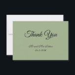 Cartão De Agradecimento Basic and Elegant Thank You Card<br><div class="desc">Basic and Elegant Thank You card</div>
