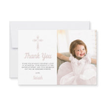 Batismo Cristando Foto de Rapariga Rosa Religiosa