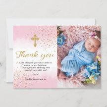 Batismo Dourado E Cor De Água Rosa