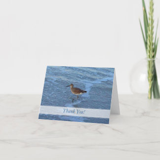 Cartão De Agradecimento Beach Bird Thank You Notes
