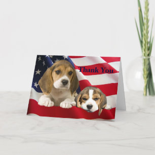 Cartão De Agradecimento Beagle Thank You Greeting Card