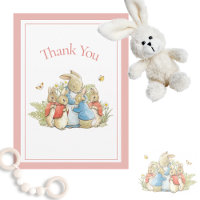 Beatrix Potter Red Baby Boy Chá Obrigado