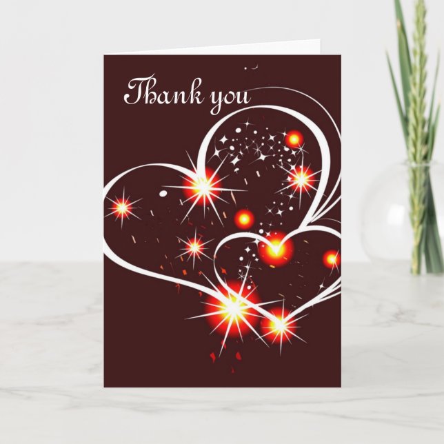 Cartão De Agradecimento Beautiful Thank you notes (Frente)
