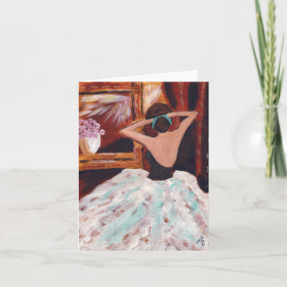 Cartão De Agradecimento Before the Ballet