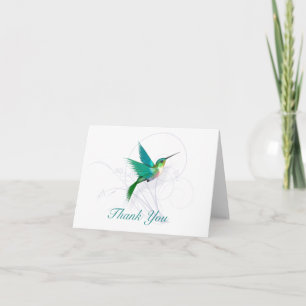 Cartão De Agradecimento Beija-flor Obrigado