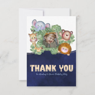 Cartão De Agradecimento Bela obrigado de aniversário