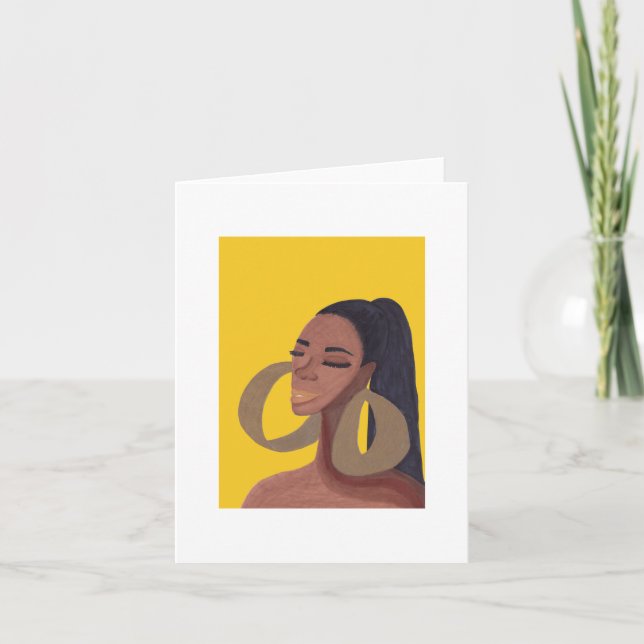 Cartão De Agradecimento Beleza do ouro (Frente)