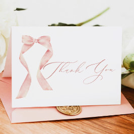 Cartão De Agradecimento BELLA Rosa Choupé Ela Está Casando Obrigada