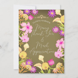 Cartão De Agradecimento Belo Dia Verde