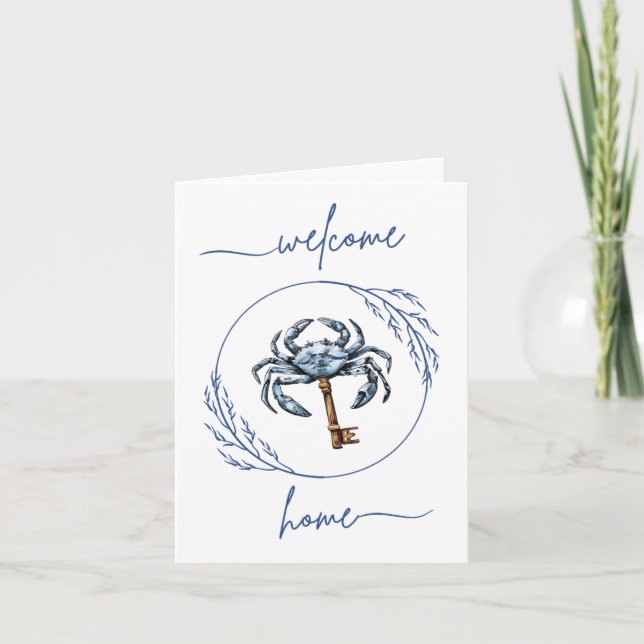 Cartão De Agradecimento Bem-vindo a New Home Maryland (Frente)