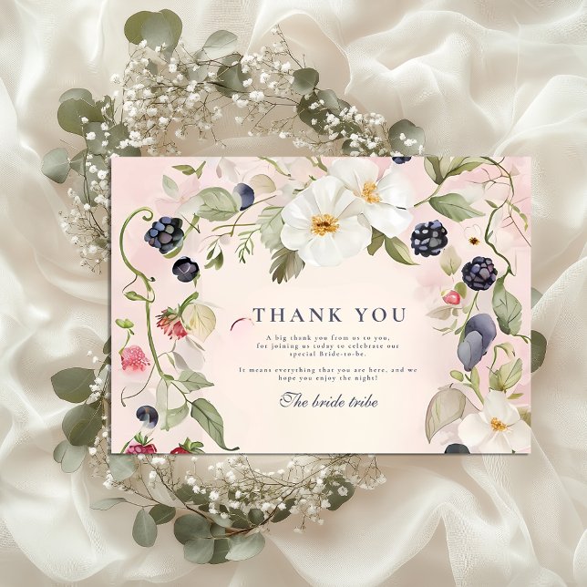 Cartão De Agradecimento Berry in Love Chá (Criador carregado)