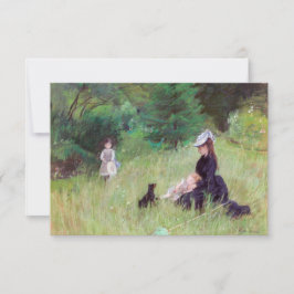 Cartão De Agradecimento Berthe Morisot - Em um Parque