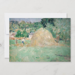 Cartão De Agradecimento Berthe Morisot - Medas de Feno em Bougival