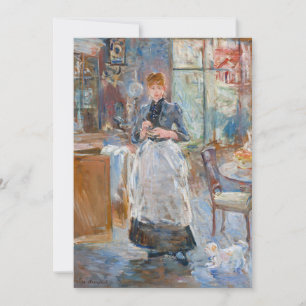 Cartão De Agradecimento Berthe Morisot - Na Sala de Jantar