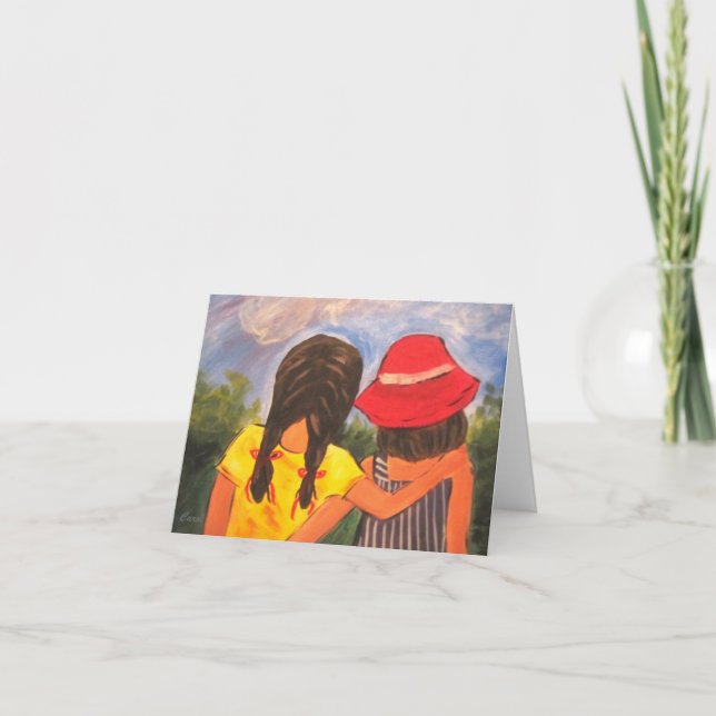 Cartão De Agradecimento Best Friends (Frente)