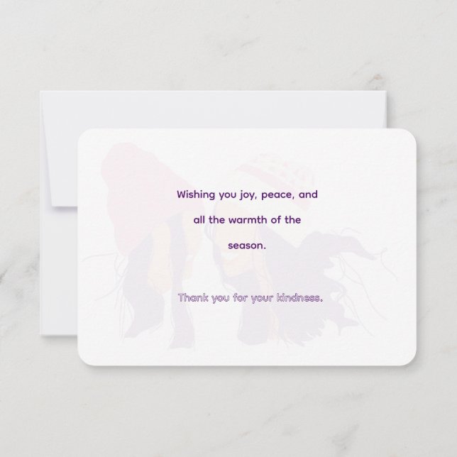 Cartão De Agradecimento Best Friends Illustration • Modern Accent Pillow (Verso)