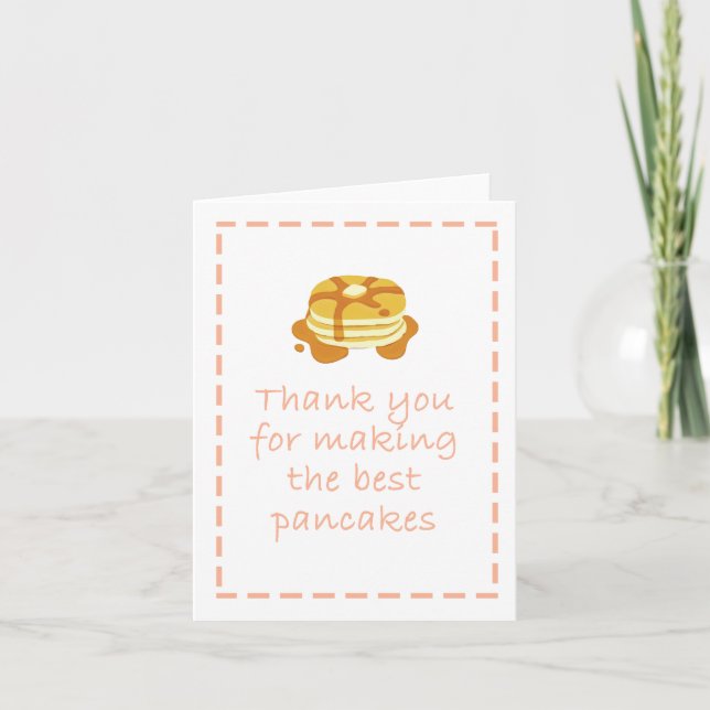 Cartão De Agradecimento Best pancake - Mother's Day card (Frente)